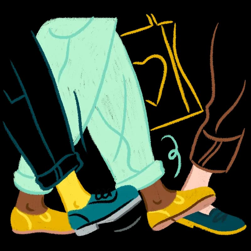 More foot traffic